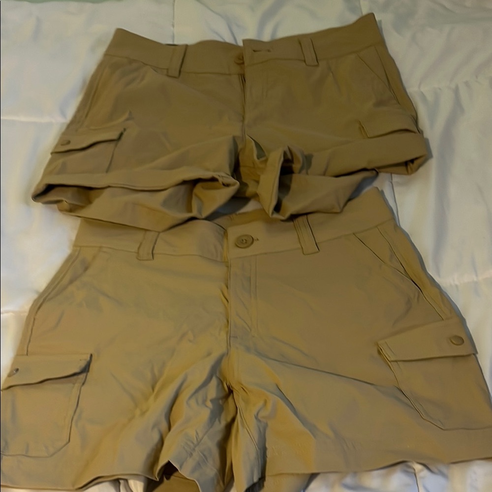 Tan Cargo Shorts